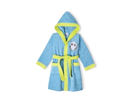 Interbaby Bathrobe Azul 6-8 Years Homem