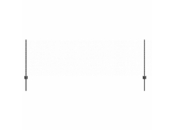Conjunto 1 Painel De Cerca Vidaxl Cinzento Aço (50 X 0,8 M)