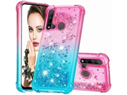 Capa Huawei P20 Lite 2019 HONGWE. Rosa, Azul