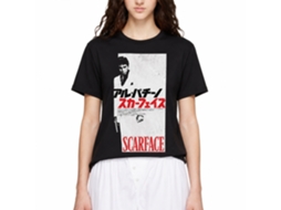 Rockinstone Scarface Movie Small Jpn Black Adult T-shirt Size:l