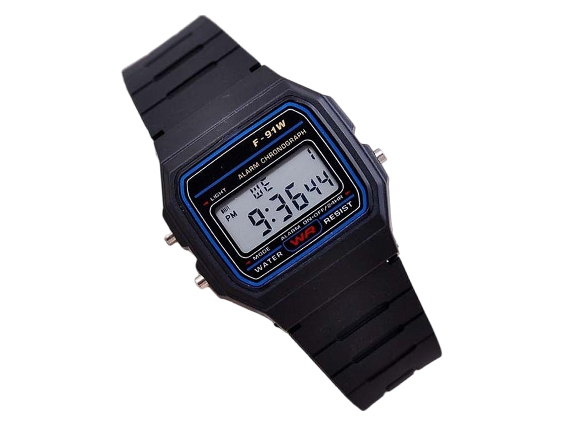 Relógio Eletrônico Desportivo F 91w Infantil*