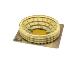 Quebra-cabeça 3d De Papelão Do Coliseu Romano, 84 Peças, Dimensões 34x27x8 Cm