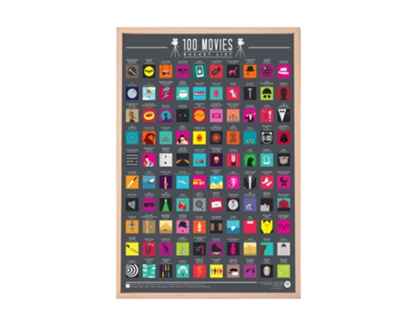 Poster GIFT REPUBLIC Raspadinha - 100 Filmes