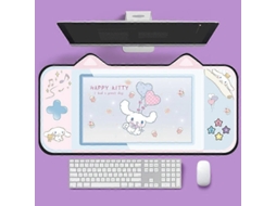 Mousepad Com Orelhas De Gato Fofas, 400 X 800 X 3 Mm Olysi Shop