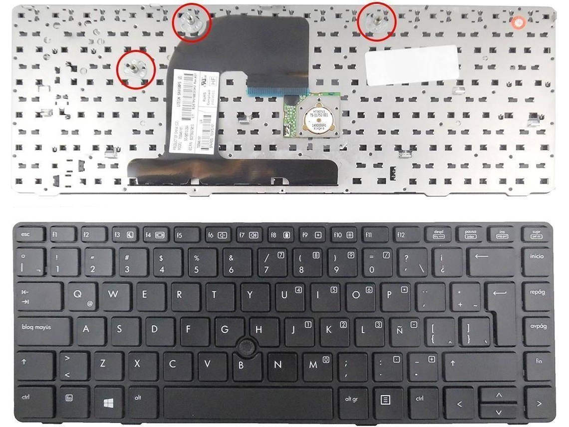 Teclado para HP Elitebook 8460P 8460W Series