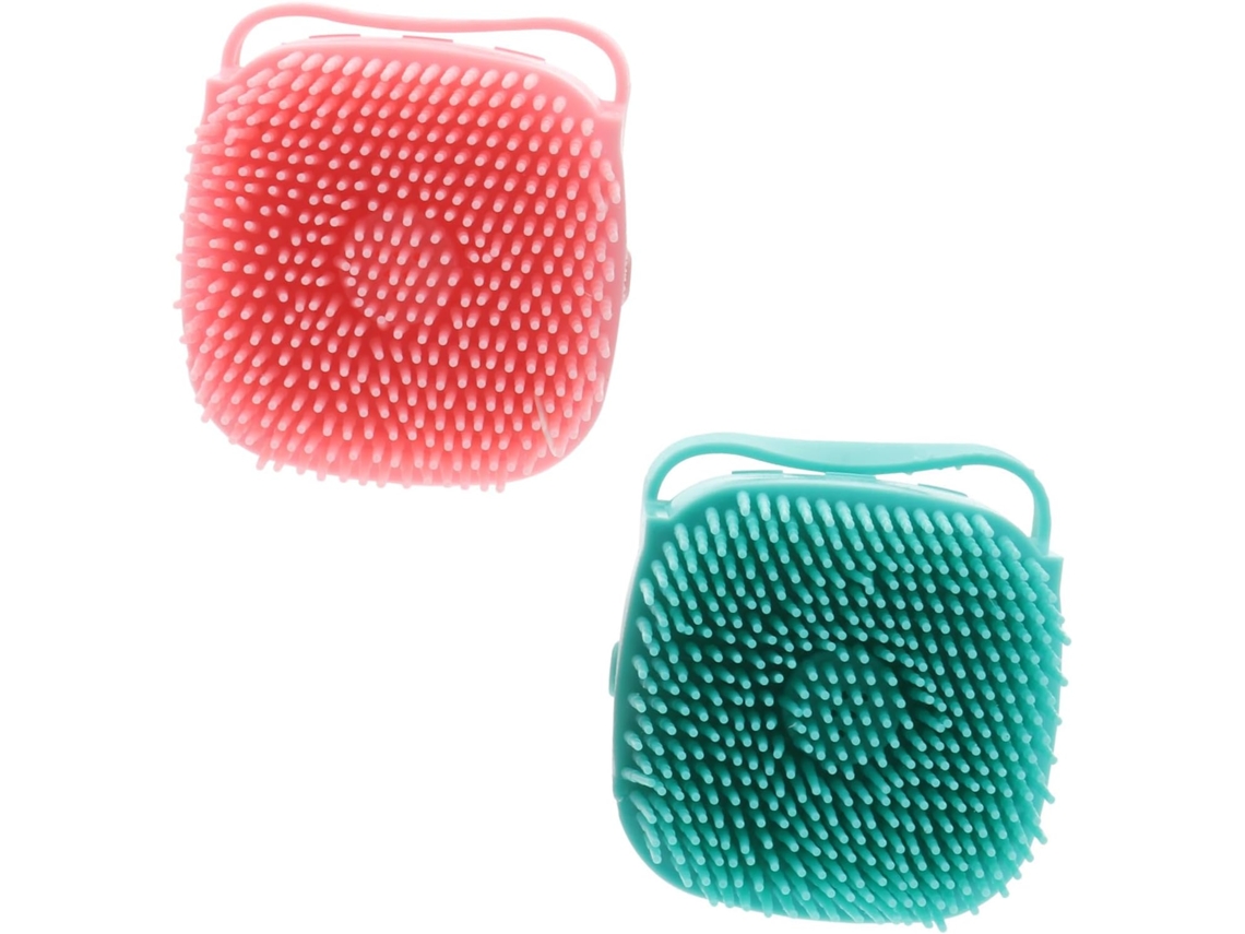 Escova De Banho Silicone Para Corpo E Bebê, Acessório De Banho Para Limpeza E Massagem Da Pele