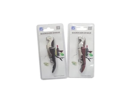 Sacacorchos camarero 2 golpes 92438 blister