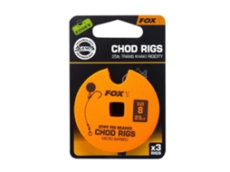 Gancho Edges Standard Chod Rig Barbed Dourado 5Fox International
