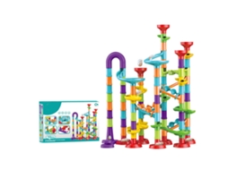 Mali brinquedos de Montar Trilho para Bola Colorido Labirinto 3d Blocos para Educação Infantil Precoce