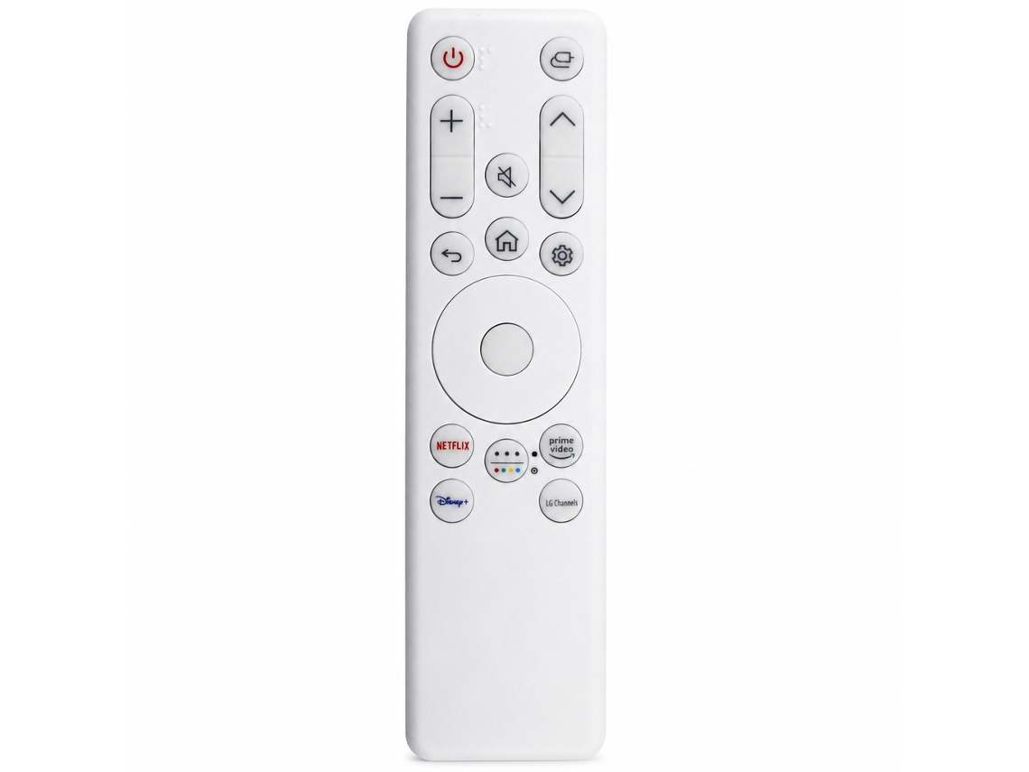 Comando À Distância Branco Para Tv Compatível Com Lg, Modelo Akb76044714_dae