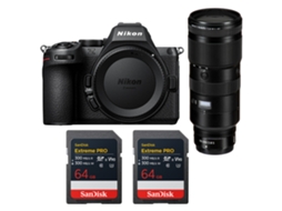 Z5 Ii + 70 200mm F/2.8 Vr S + 2 Sandisk 64gb Extreme Pro Uhs ii Sdxc + Ebook “20 Dicas para Fotos Que Impressionam” NIKON