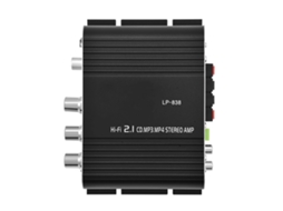 Mini amplificador de audio estéreo HiFi 2.1, graves potentes, 15 W x 2 + 20 W, digital, coche/hogar | S/MARCA