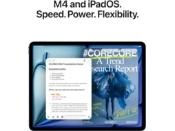 iPad APPLE Air (11'' - M4 - 128 GB - Wi-Fi + Cellular - Luz das Estrelas)