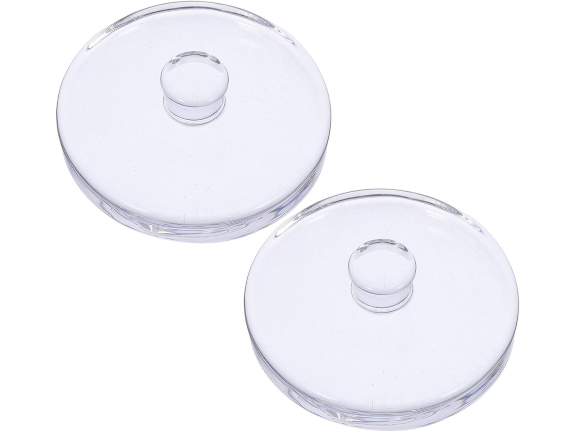 Conjunto De Fermentação Toyvian 2 Peças Para Potes Vidro Mason Boca Larga 9, 5cm Com Pedra Ponderada Para Controle De
