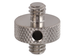 Adaptador de rosca macho de 1/4" para rosca macho de 1/4" para câmera, rosca dupla macho, adaptador de rosca macho de 1/4"