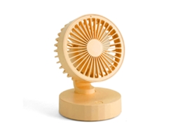 Ventilador de Mesa Portátil Recarregável 3 Velocidades Silencioso Usb | S/MARCA