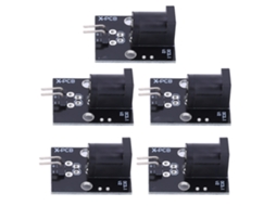 5pcs Módulo Conversor Interface De Energia Dc2.1 Pino Para Bloco De Construção Eletrônico