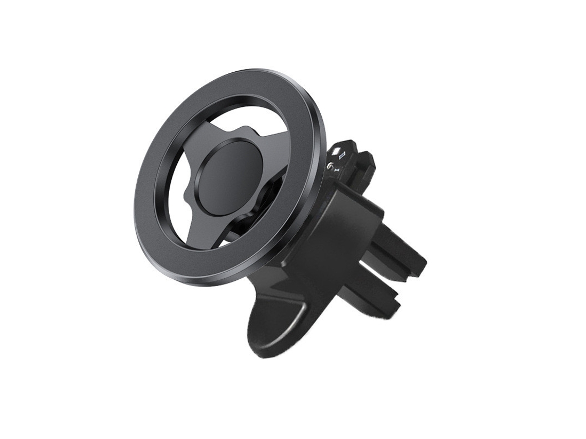 Suporte Magsafe Para Ventilação Do Carro: Suporte Seguro Para Celular No Carro - Preto Modelo 1