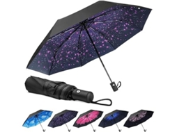 Guarda chuva Automático, Fabricado com Materiais Ecológicos, Leve, Proteção Solar e Impermeável, Uso em Oferecer como Presente., Multifunç STELASPLEN