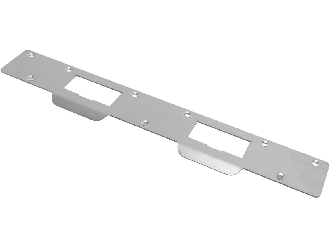 Placa De Batente Aço Reforçado Para Portas Com Distância Entre Furos 5-1 2a 6 Polegadas, Fácil Instalação Para Reparo De