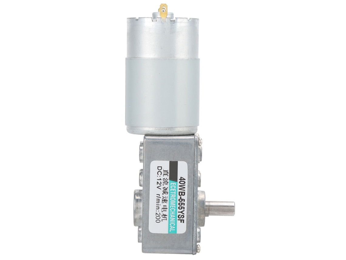 Motor de Engrenagem de Minhoca Turbinada Dc 12V Alta Torção YURU para Indústria