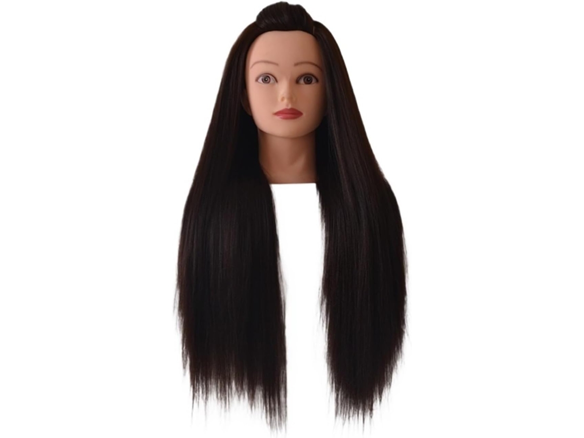 Cabeças de treino SFUSHOS com cabelo longo e espesso