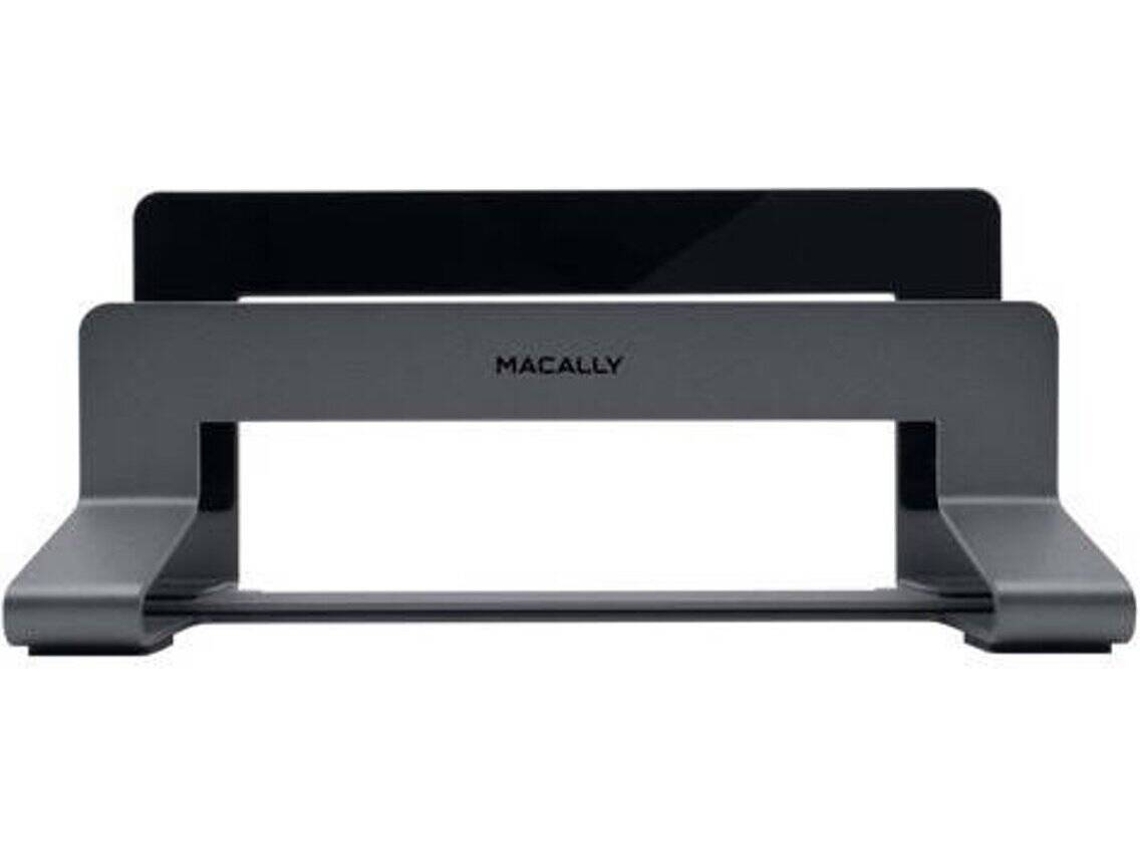 Suporte Simples MACALLY Vertical Stand (PC - Universal'' - Cinzento sideral)