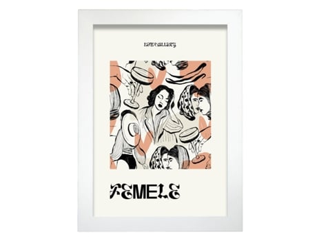 Póster Artemante NACNIC Pop. Pessoa maravilhosa ilustrações artísticas modernas para decoração de interiores.