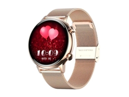 VEANXIN Smartwatch Tela de 1 1 Polegadas Hk39 Fitness Tracker-Ouro