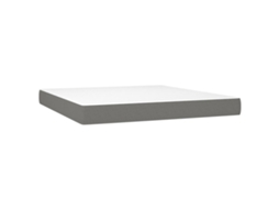 Pocket Spring Bed Mattress, Pocket Spring Bed Mattresses Vidaxl Cinzeto Tecido (160 X 200 Cm)
