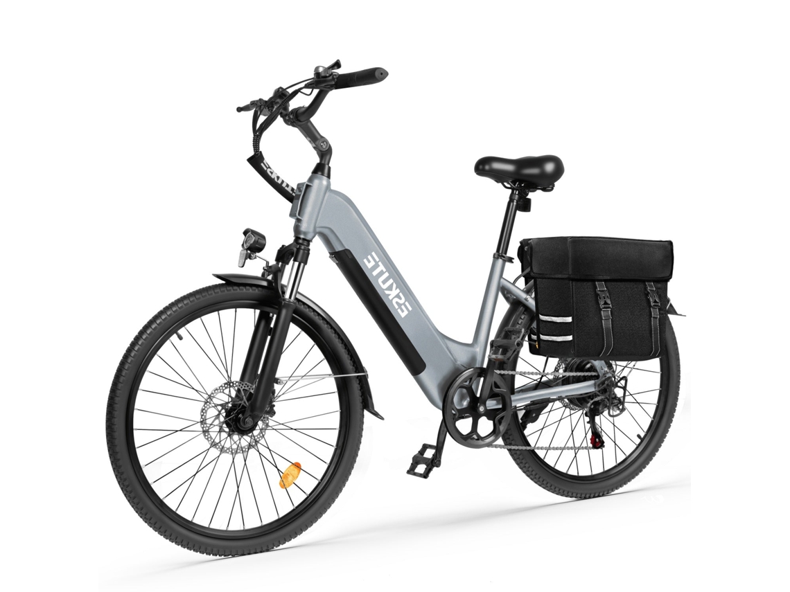 C202 Bicicleta Elétrica 250w 48v17.5ah 26'' Cinza ESKUTE