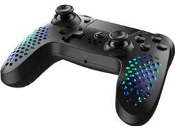 Comando sem Fios HEXALIGHT-RGB-PS4/PS3/PC (Preto)