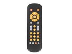 Mali controle Remoto Tv Bebê com Música Educativo Seguro Simulado Brinquedo Preto