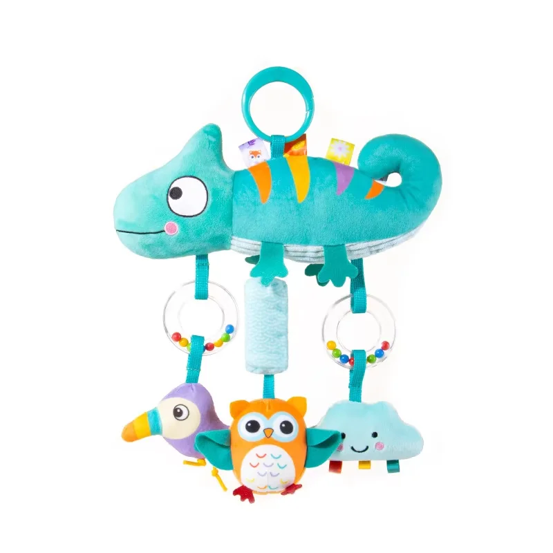 Chocalho para Berço de Bebê, Brinquedo Espiral de Desenho Animado com Animais para Pendurar MDUG (crocodilo)
