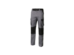 Pantalon Multibolsillos Gris / Negro