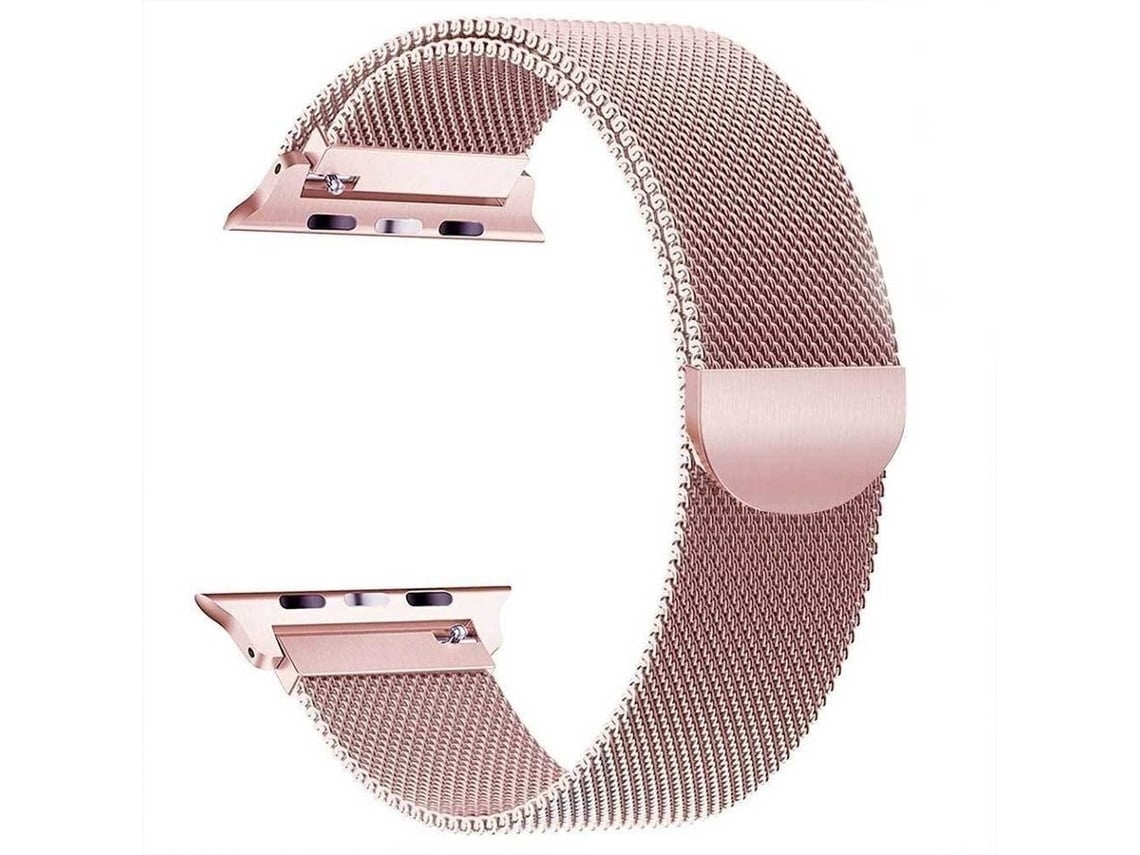 Bracelete 44mm Milanese Loop Rosa