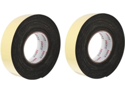 2 Rolos De Fita Adesiva De Espuma Espessa Para Portas, Janelas E Vedação.