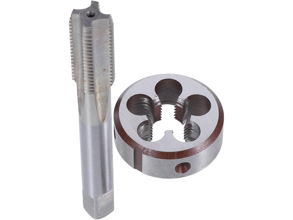 Conjunto De Machos E Cossinetes Métricos Aço Rápido Garneck Para Roscas À Direita, Ferramenta De Rosqueamento Para