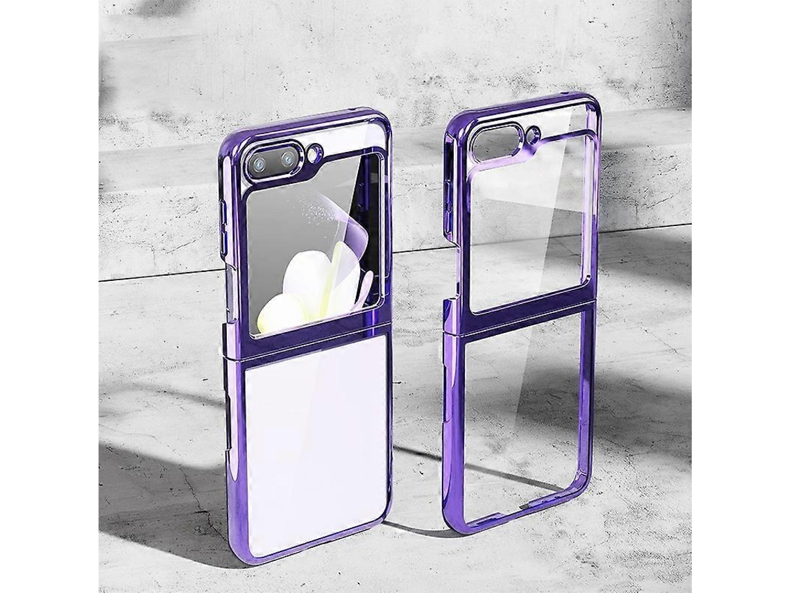 Capa De Celular Transparente Galvanizada À Prova De Choque Para Samsung Galaxy Z Flip6 5g