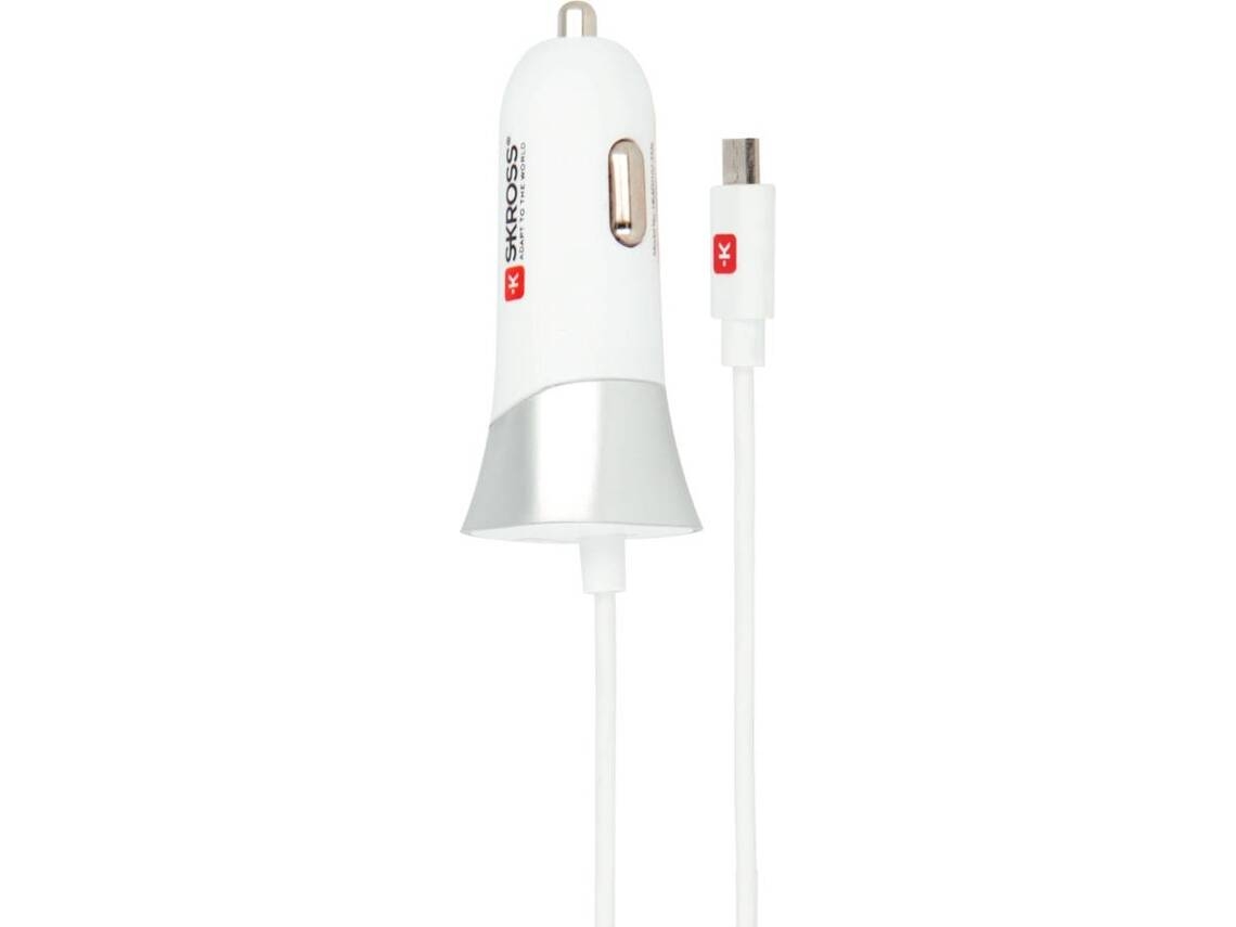Carregador Isqueiro SKROSS Car Branco