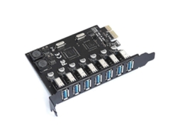 Adaptador De Expansão Usb 3.0 Pci E Com 7 Portas, Hub Adaptador Pci E Para Computadores De Mesa Hengjian