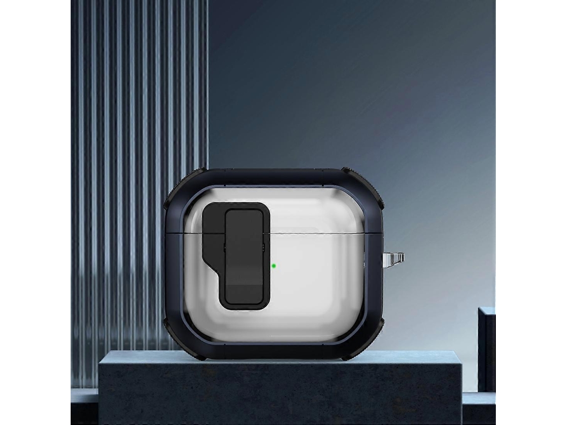 Estojo Protetor Thunder Clear Para Fones De Ouvido Sem Fio Com Interruptor Magnético Para Airpods 3