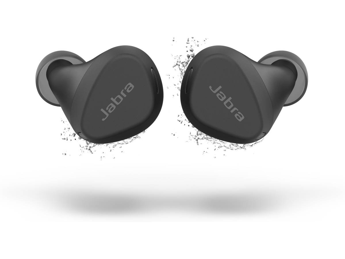 Auriculares Bluetooth True Wireless JABRA Elite 4 Active (In Ear - Microfone - Preto)