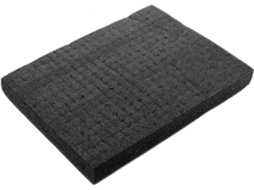 Bloco De Mousse Cubique Noir Découpable Para Calage Et Rangement