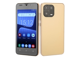 Smartphone Desbloqueado 5.0 Polegadas Ips Hd 3g 4gb Ram 32gb Rom Reconhecimento Facial Android 10 Dourado