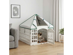 Vidaxl Playpen De 4 Painéis Com Telhado 88 X 88 X 112 Cm