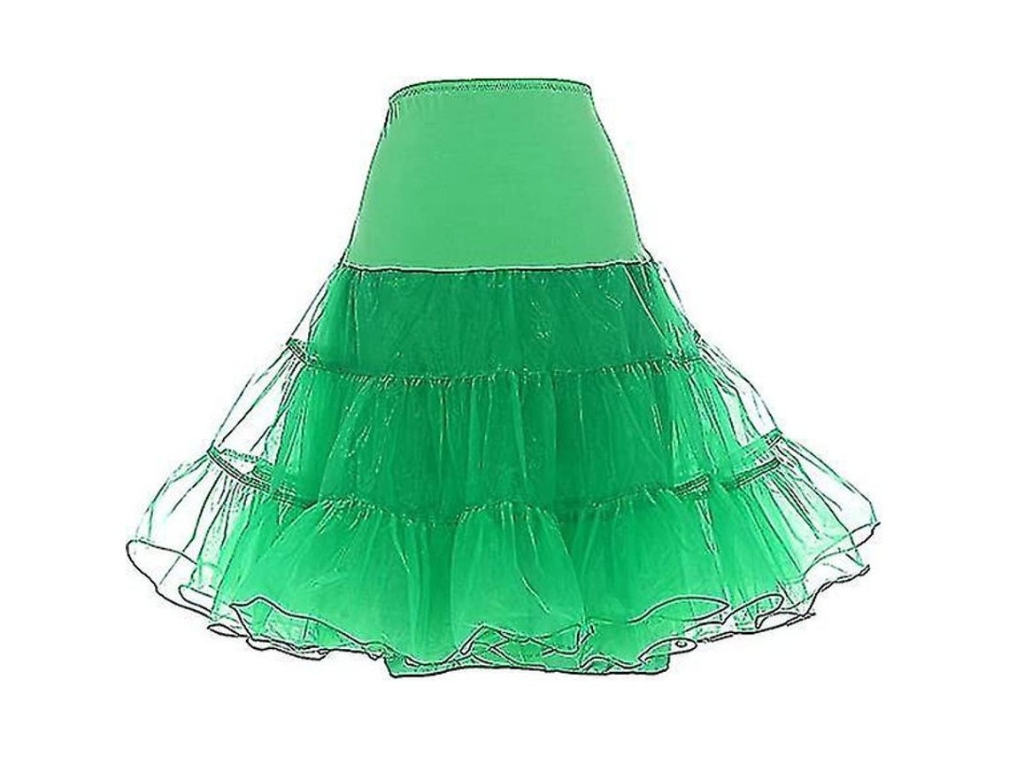 2026 falda Petticoat Vintage Rockabilly Anos 50 para Mulher com Volume e Tecido Organza de Alta Qualidade