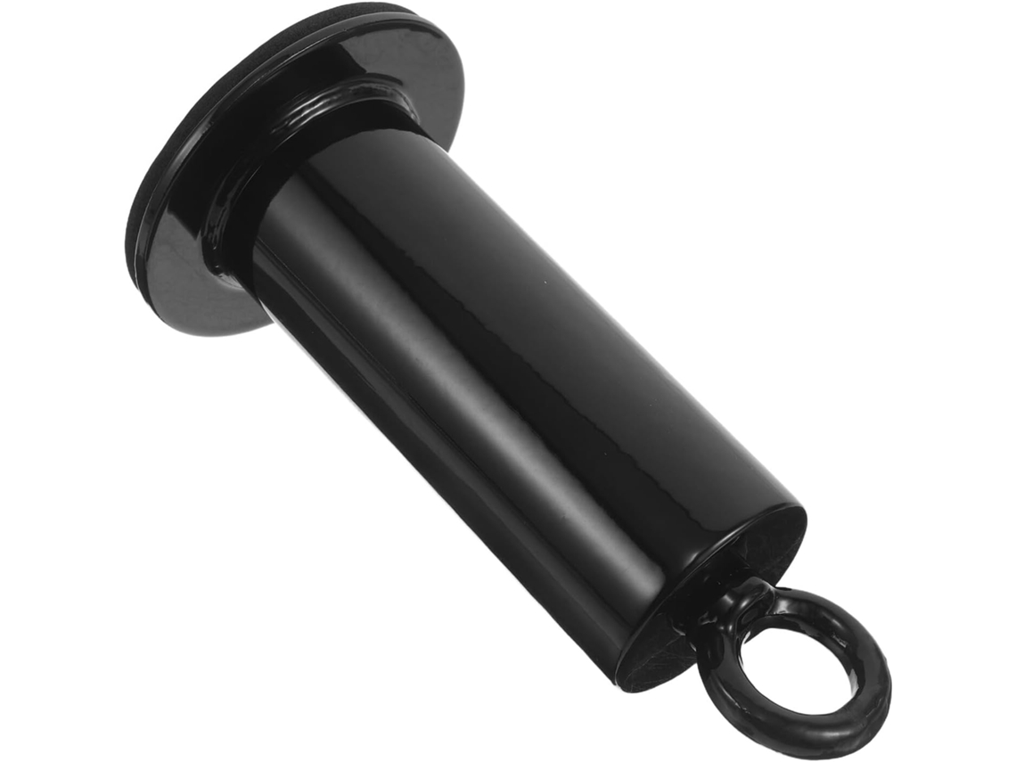 Pino De Carga Para Anilhas, Em Aço Preto, Uso Com Polias.