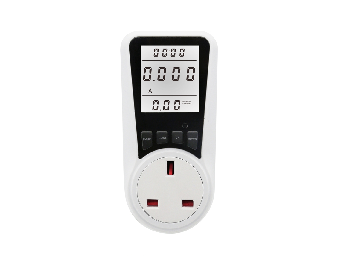 Tomada Inteligente Laxiscreed Com Medição De Energia E Tela De Grande Dimensão Para Gestão Eficiente