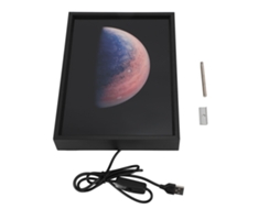 Caixa de Som Bluetooth com Luz Noturna e Decoração EOOCOO